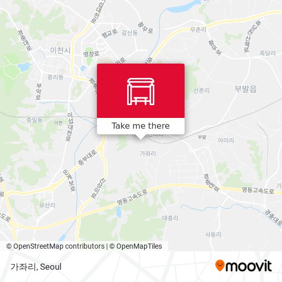 가좌리 map