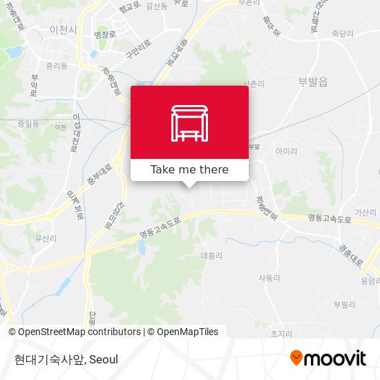 현대기숙사앞 map