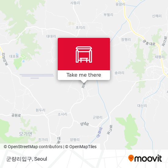 군량리입구 map