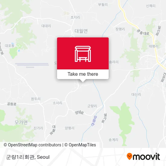 군량1리회관 map