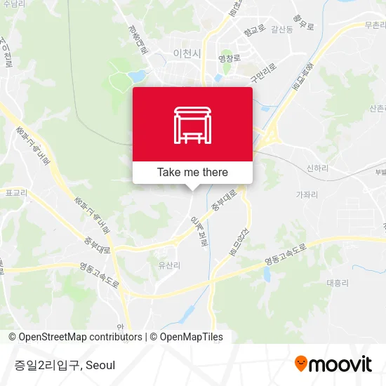 증일2리입구 map