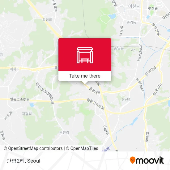 안평2리 map