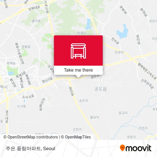 주은.풍림아파트 map