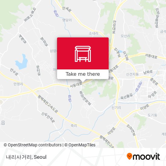 내리사거리 map