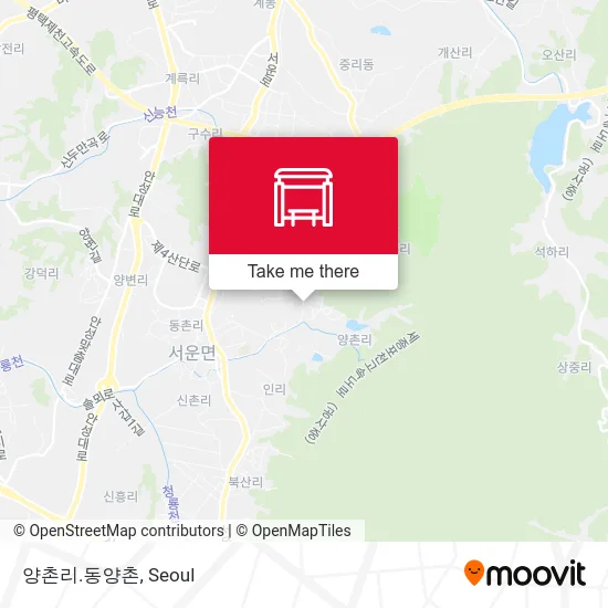 양촌리.동양촌 map