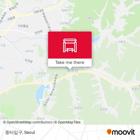 중터입구 map