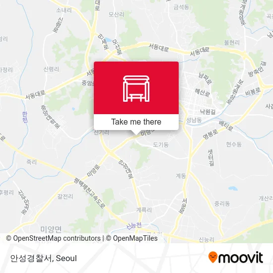안성경찰서 map