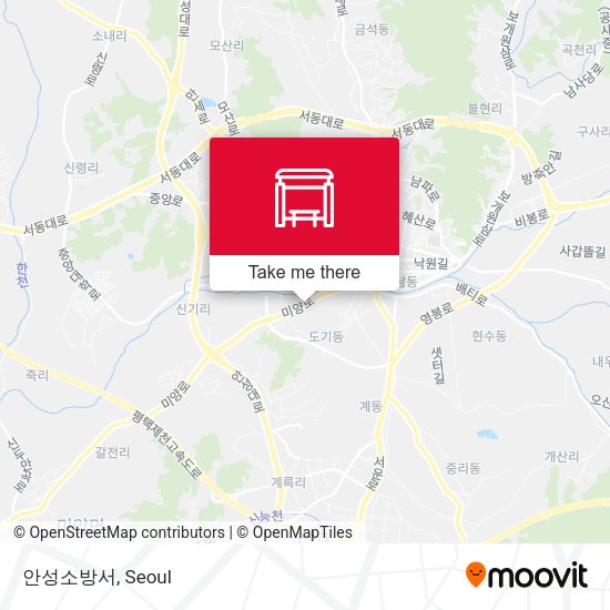 안성소방서 map