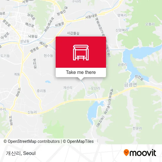 개산리 map