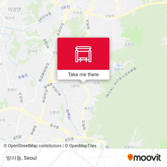 방아동 map
