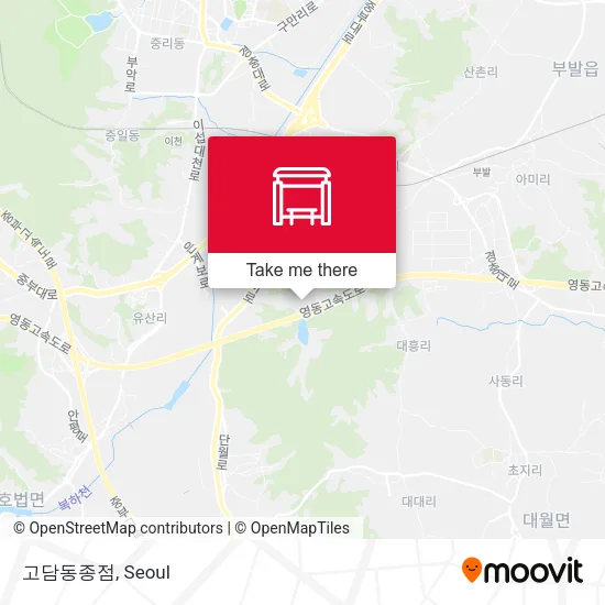 고담동종점 map