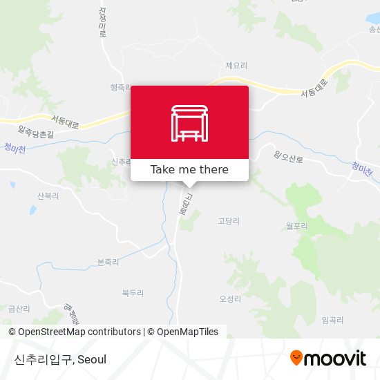 신추리입구 map