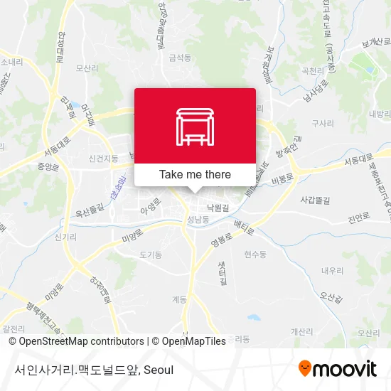 서인사거리.맥도널드앞 map