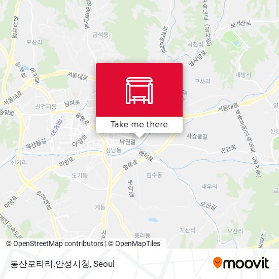 봉산로타리.안성시청 map