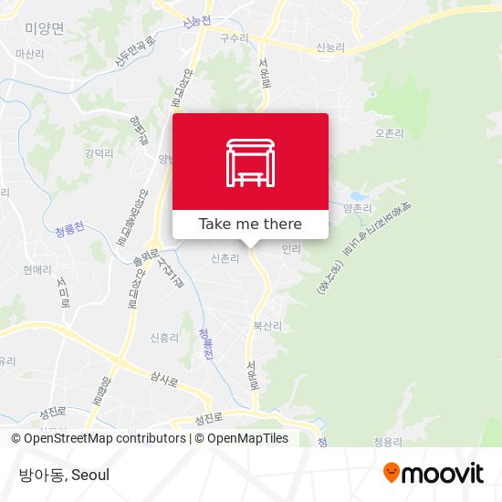 방아동 map