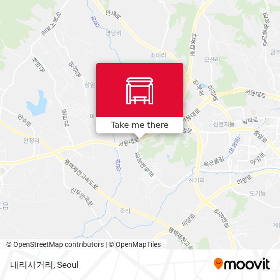 내리사거리 map