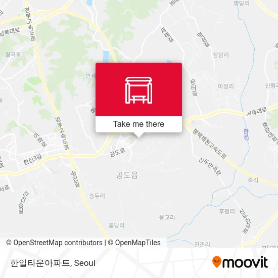 한일타운아파트 map