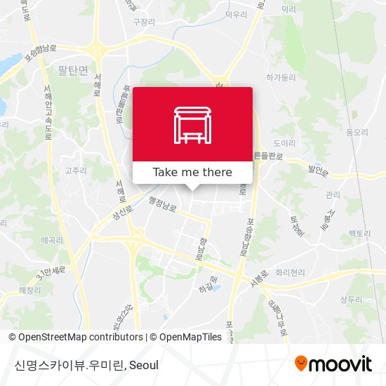 신명스카이뷰.우미린 map