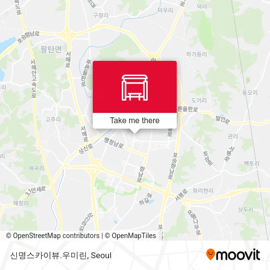신명스카이뷰.우미린 map