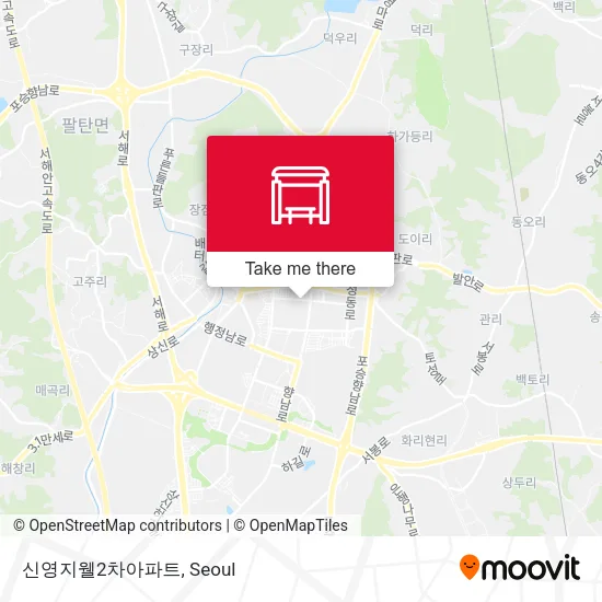 신영지웰2차아파트 map