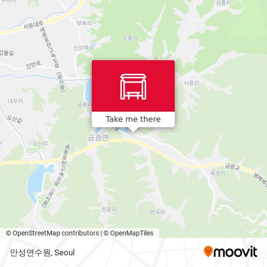 안성연수원 map