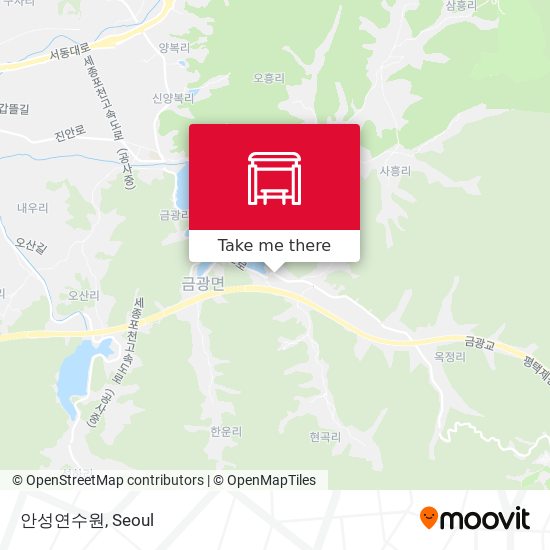 안성연수원 map