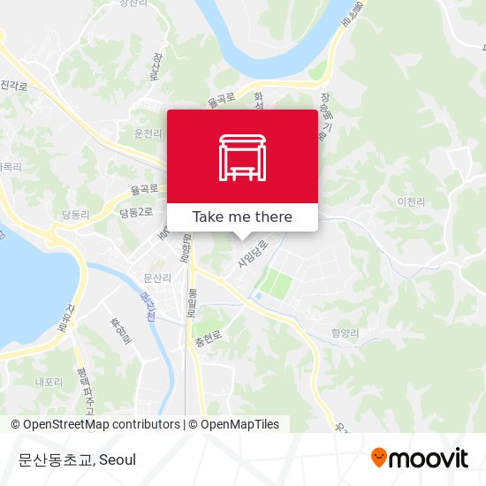 문산동초교 map
