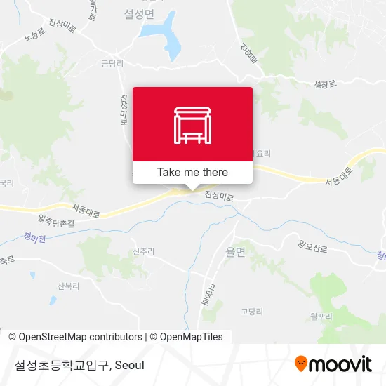 설성초등학교입구 map