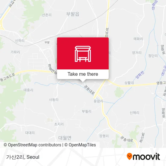 가산2리 map