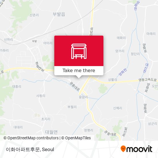 이화아파트후문 map