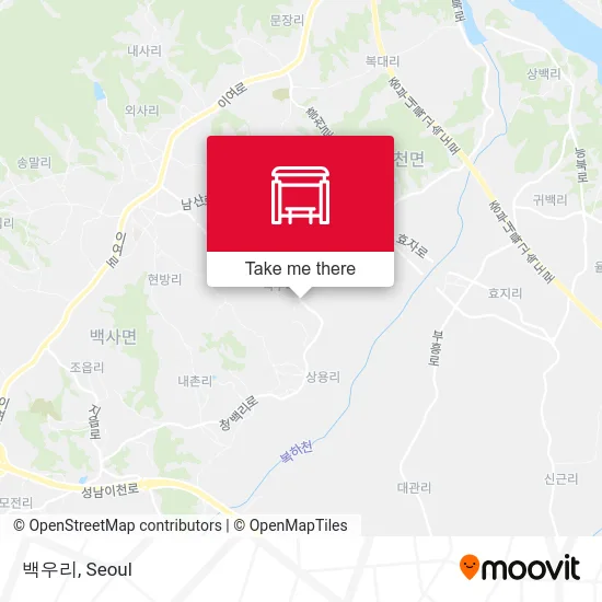 백우리 map