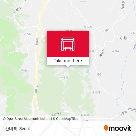 산내리 map