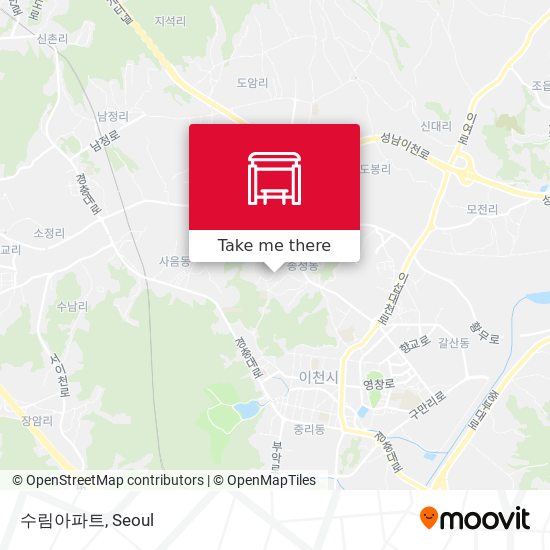 수림아파트 map