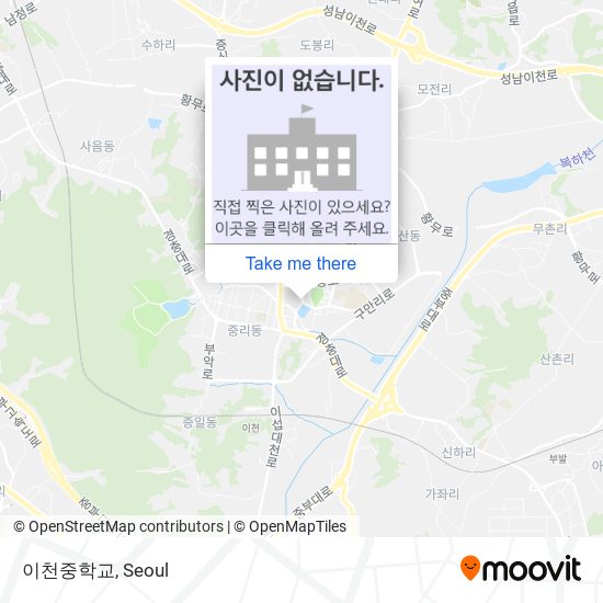 이천중학교 map