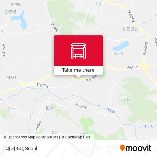 대서3리 map