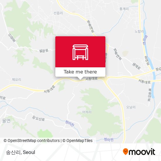 송산리 map