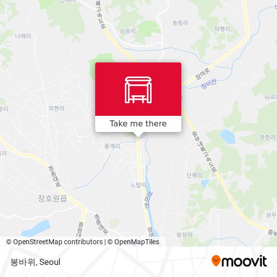 봉바위 map