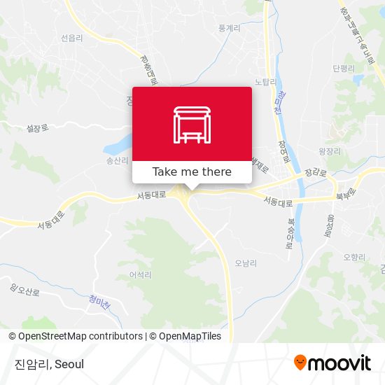 진암리 map