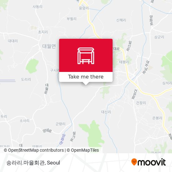 송라리.마을회관 map