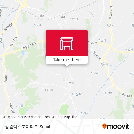 삼원엑스포아파트 map