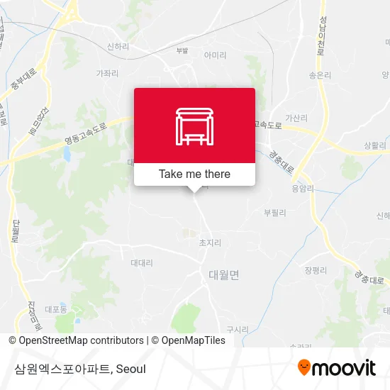 삼원엑스포아파트 map