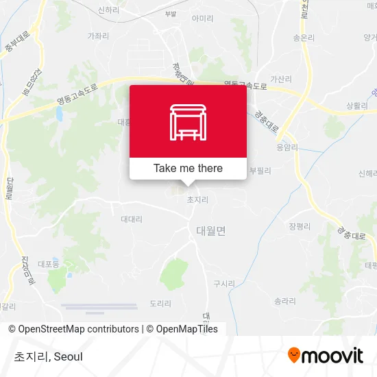 초지리 map