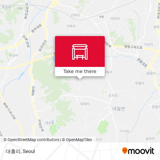 대흥리 map