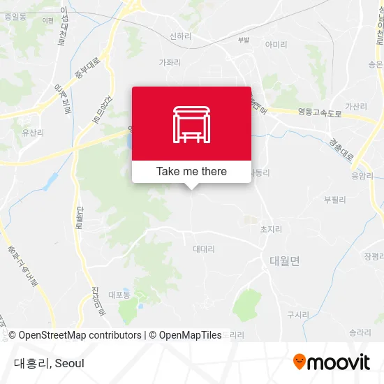 대흥리 map