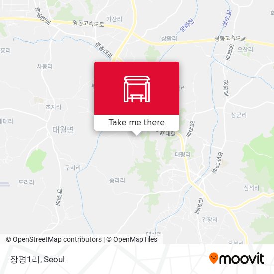 장평1리 map