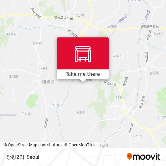 장평2리 map
