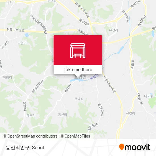 동산리입구 map