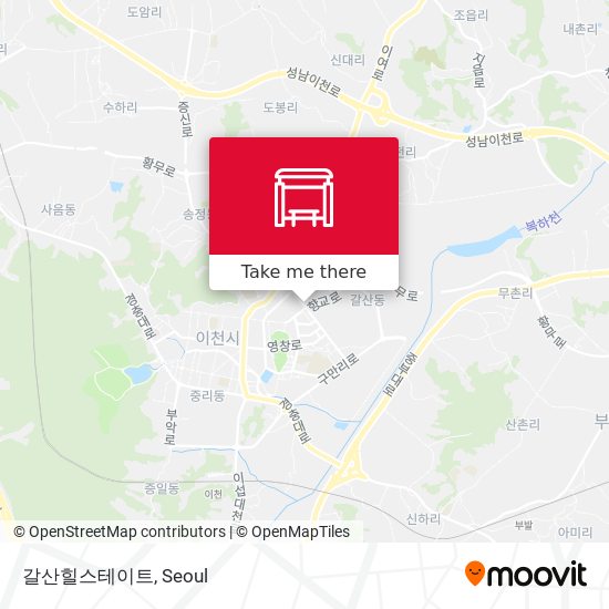 갈산힐스테이트 map