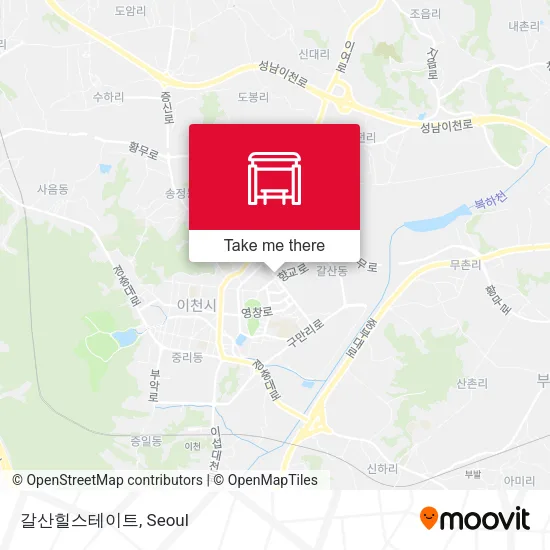 갈산힐스테이트 map