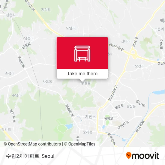 수림2차아파트 map